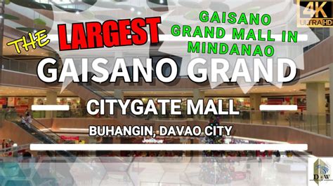 Gaisano Grand Mall Citygate Davao Walking Tour.